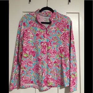 ICIKULS Long Sleeve Athletic Quarter Zip